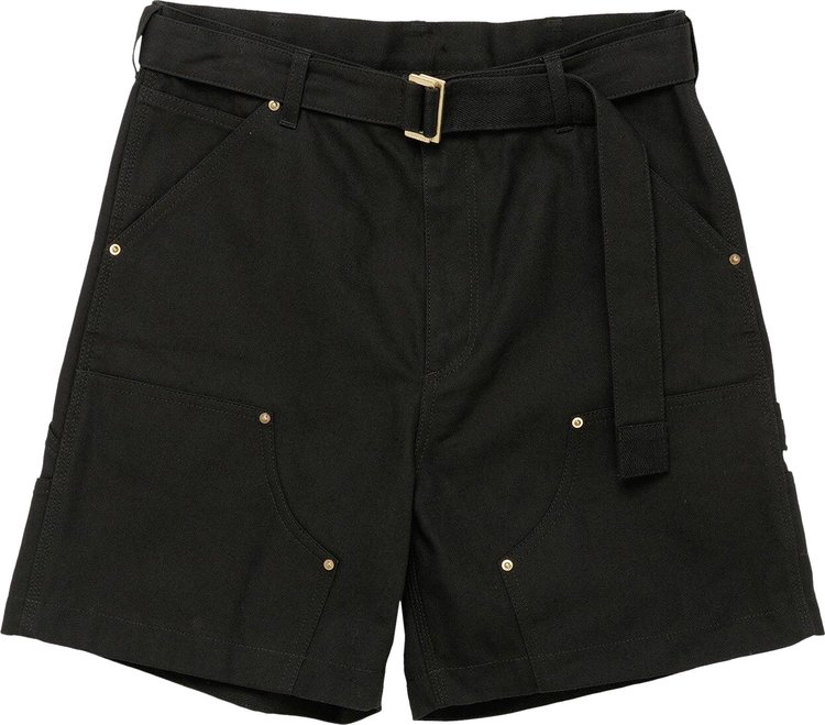 Sacai Duck Shorts Black