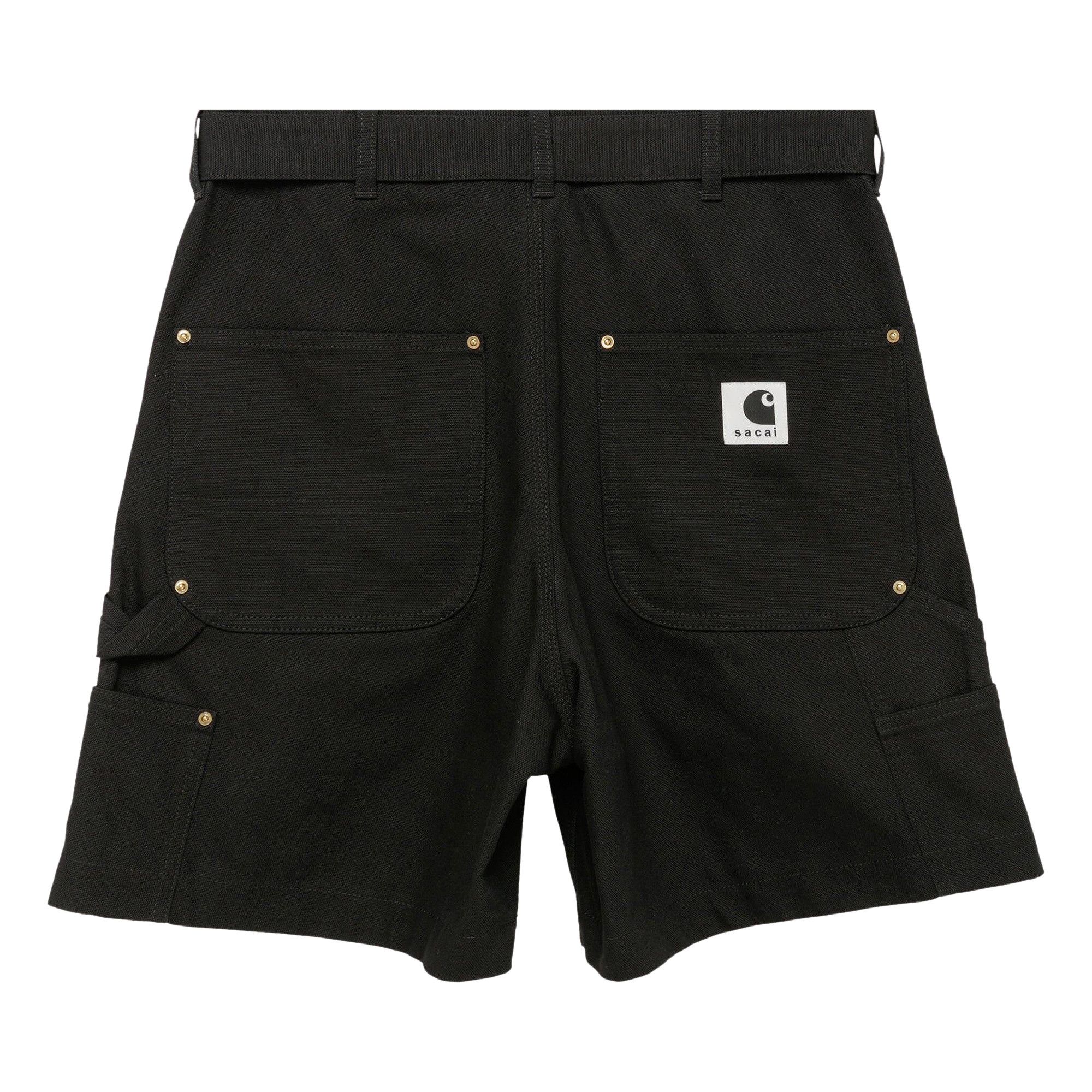 Buy Sacai Duck Shorts 'Black' - 24 03392M 001 | GOAT