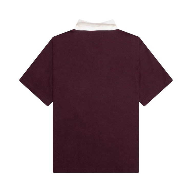 KidSuper Embroidered Figure Shirt Wine