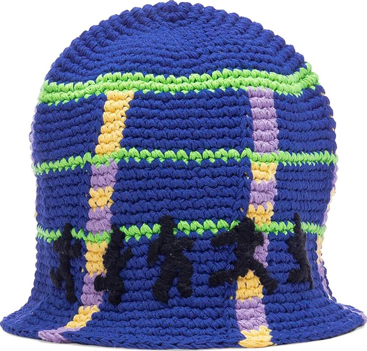 KidSuper Running Man Crochet Hat 'Blue'