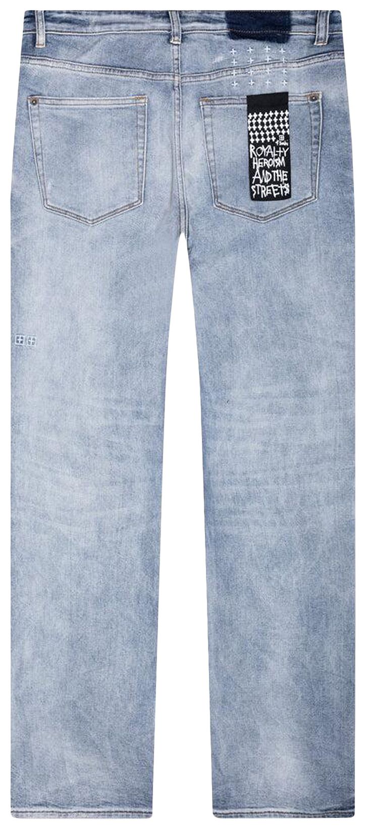 Ksubi Bronko Logo Boot Cut Jeans Pure Dynamite