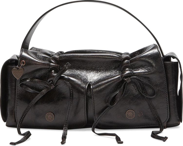 Acne Studios Multipocket Leather Bag 'Dark Brown'