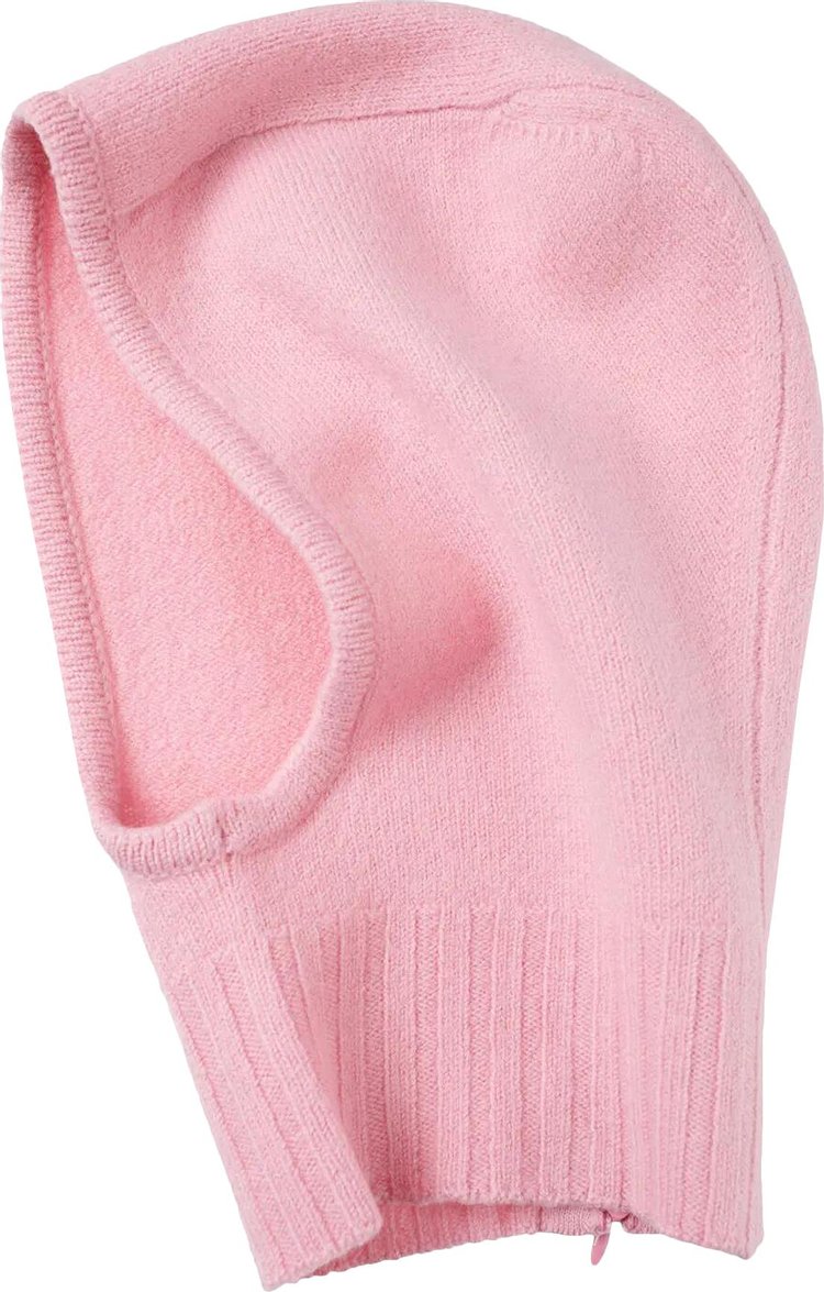 Jil Sander Seamless Knitted Balaclava Pink