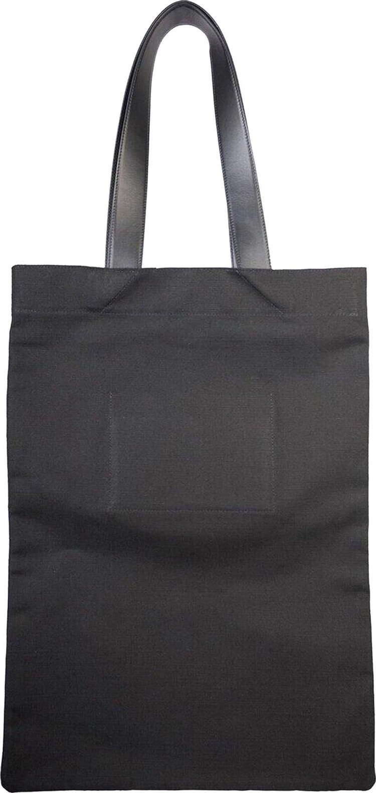 Jil Sander Logo Book Tote Bag Black