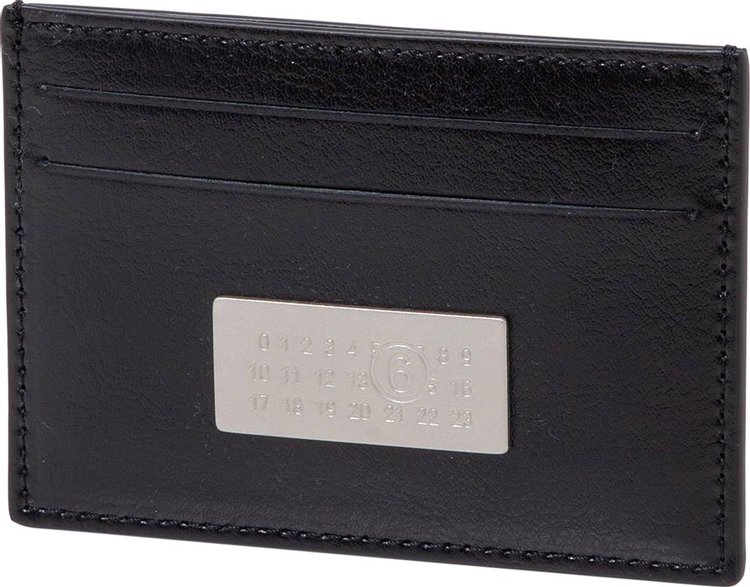 MM6 Maison Margiela Logo Patch Card Holder 'Black'