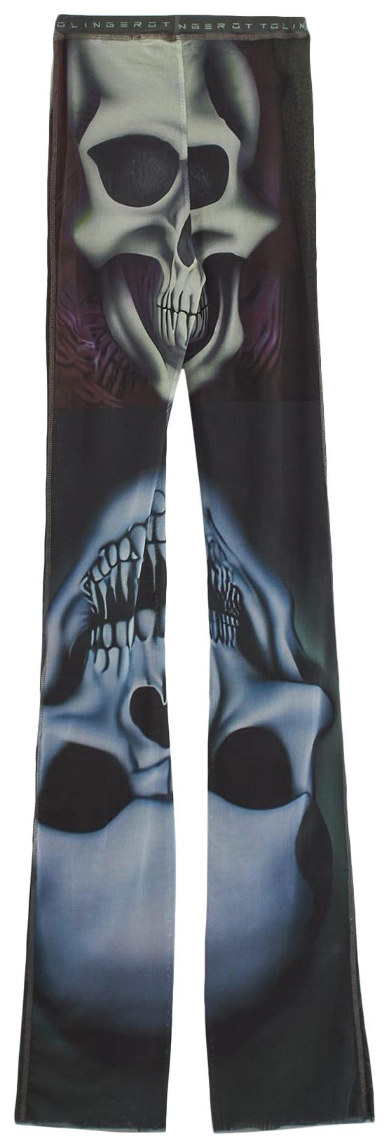 Ottolinger Mesh Pants Skull Print