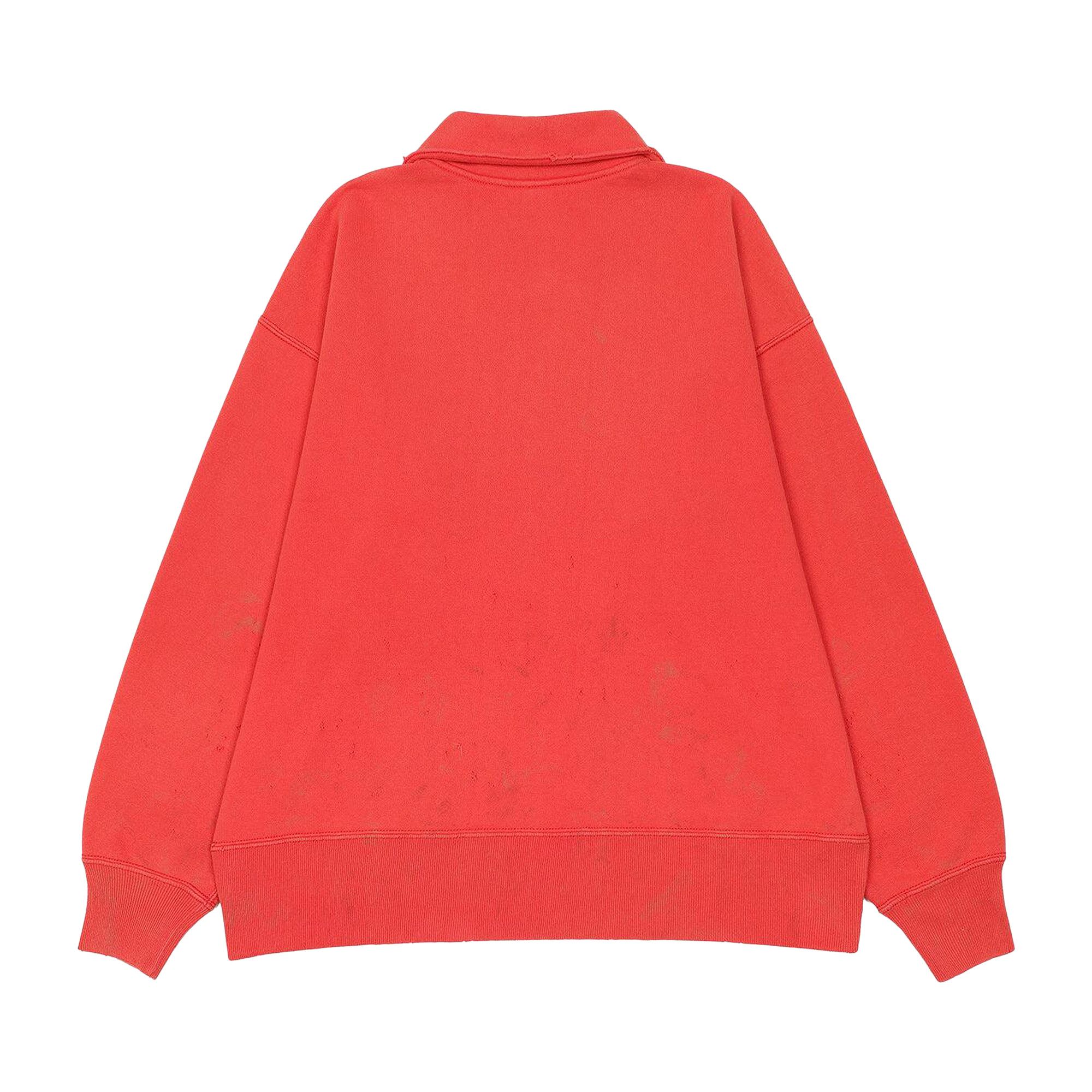 選ぶなら Buy Saint SM - 'Red' Sweatshirt Logo Saint Half-Zip Michael トップス