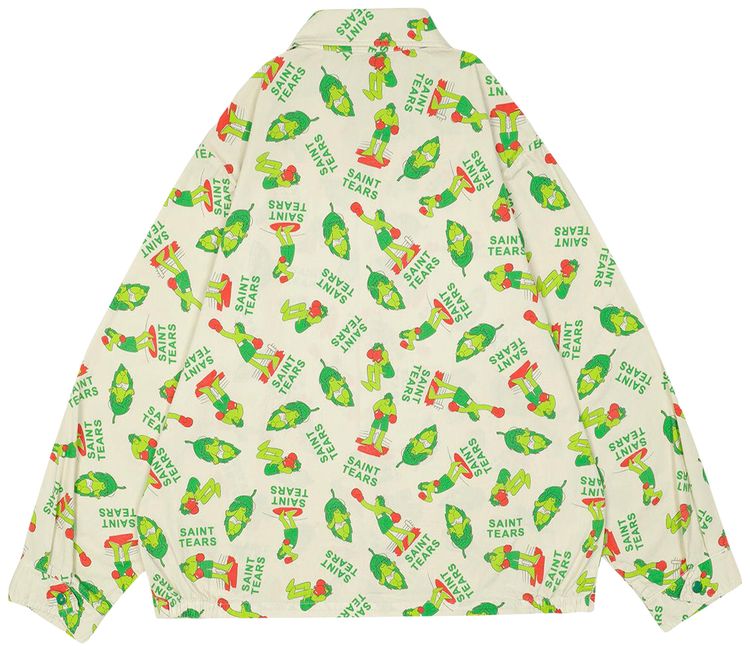 SAINT Mxxxxxx x Denim Tears Boxer Coach Jacket White