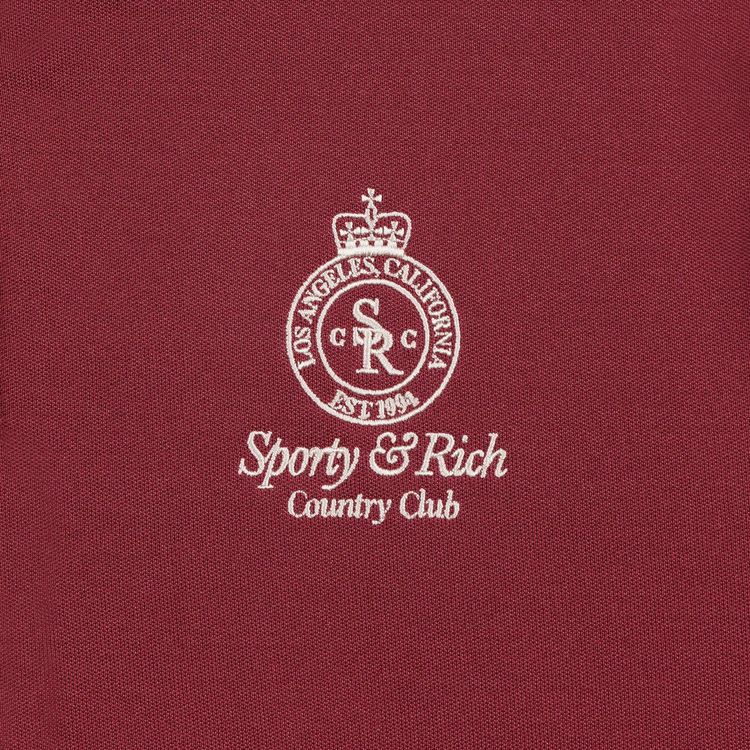 Sporty  Rich Crown Track Pants Merlot