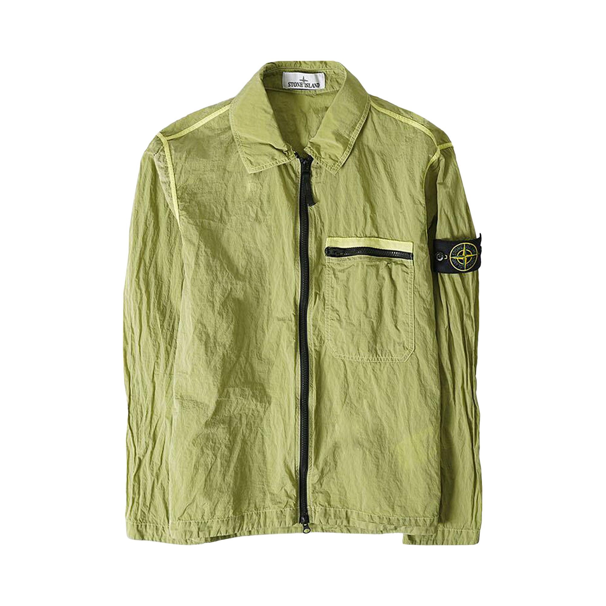 Buy Stone Island Nylon Metal Overshirt Lemon 801511219 V0031 GOAT UK