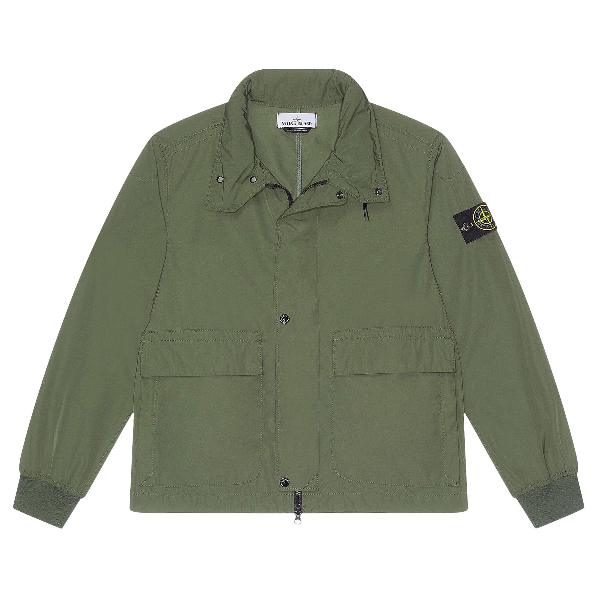 Buy Stone Island Lightweight Hooded Jacket 'Musk Green