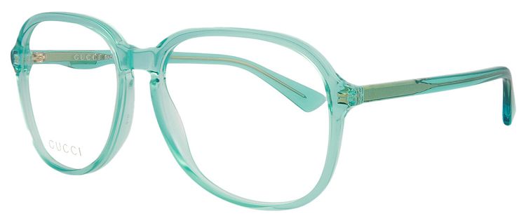 Gucci Round Frame Sunglasses Light Blue
