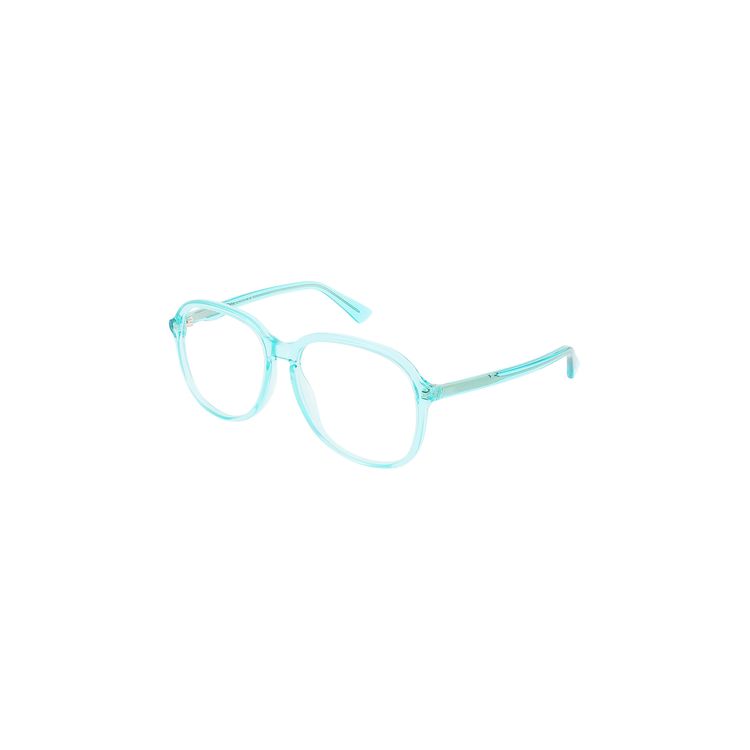 Gucci Round Frame Sunglasses Light Blue