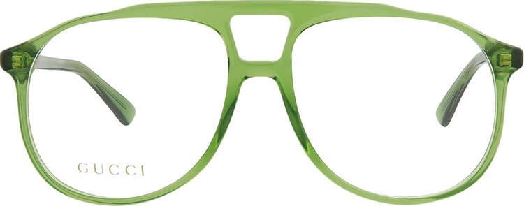 Gucci Round Frame Sunglasses 'Green'