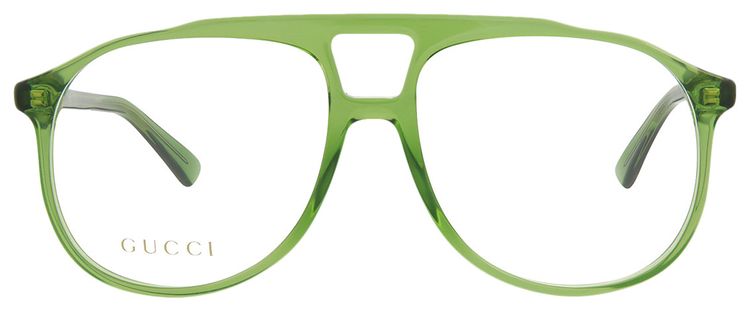 Gucci Round Frame Sunglasses Green