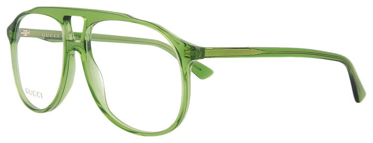 Gucci Round Frame Sunglasses Green