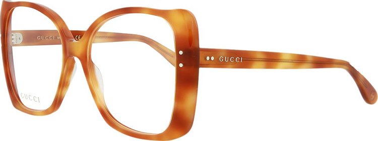 Gucci Butterfly Style Sunglasses Havana