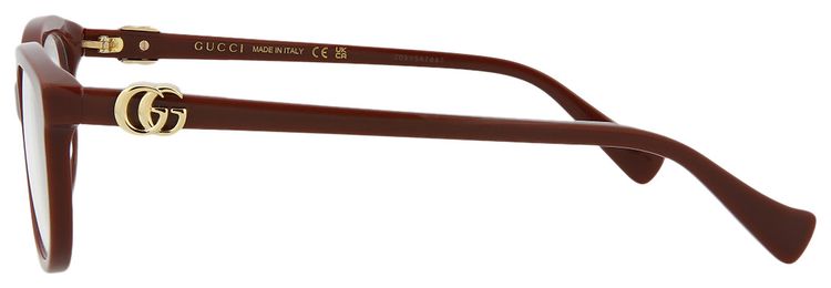 Gucci Cat Eye Frame Sunglasses Burgundy