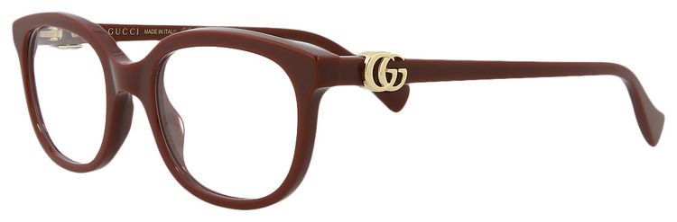 Gucci Cat Eye Frame Sunglasses Burgundy