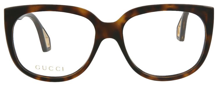 Gucci Square Frame Sunglasses Havana