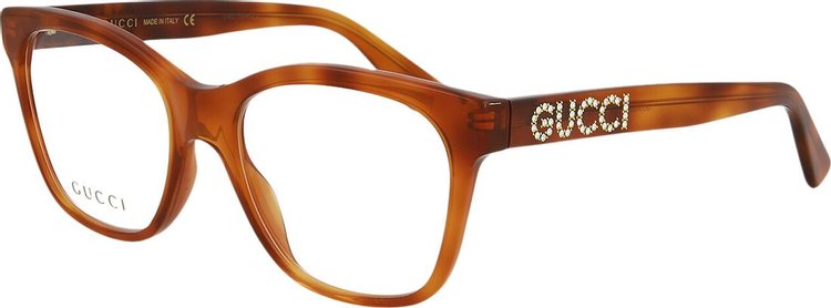 Gucci Cat Eye Frame Sunglasses Havana