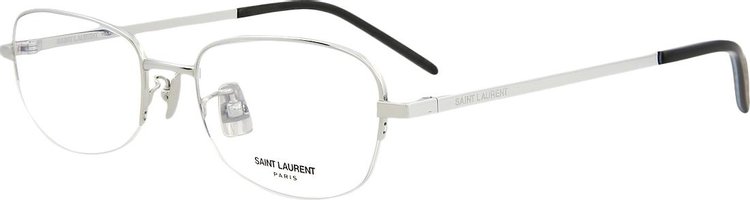 Saint Laurent Round Frame Sunglasses Silver