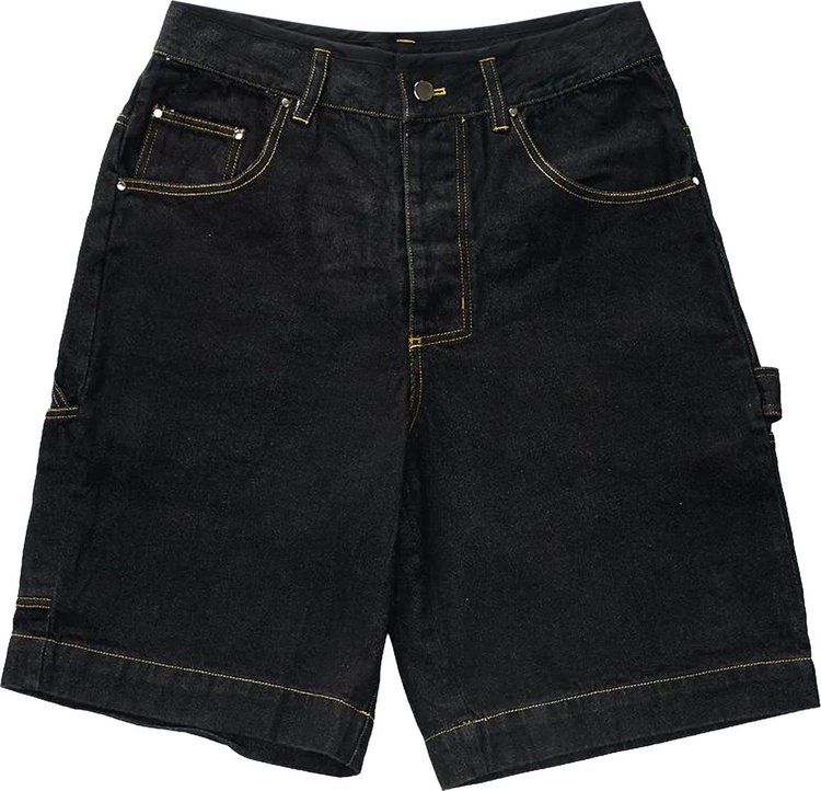 Aris Tatalovich Denim Work Shorts 'Black'