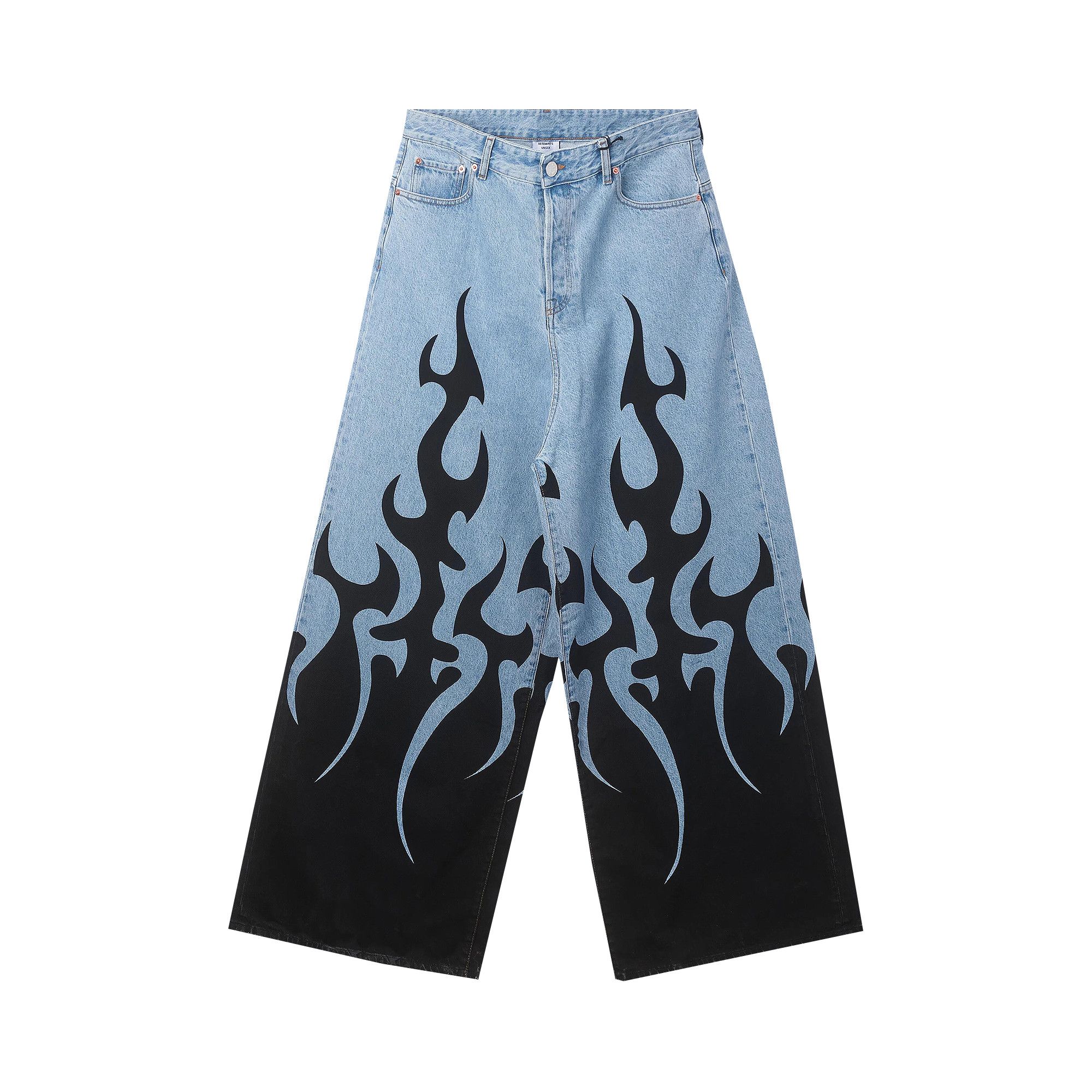 【関税込み】VETEMENTS ブルー Big Shape ジーンズ VETEMENTS☆関税込☆ブルー ビッグシェイプ ジーンズ (VETEMENTS