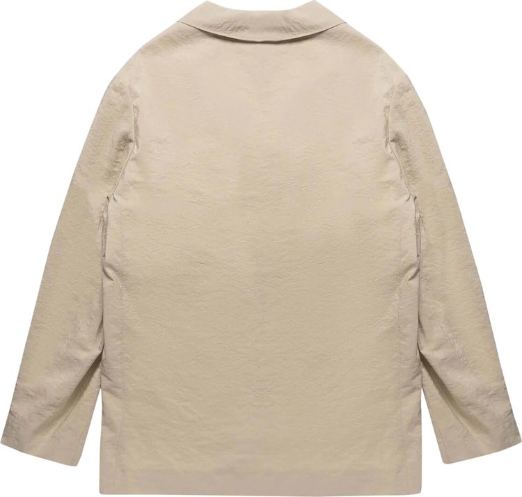 Lemaire Belted Double Breasted Jacket Cream