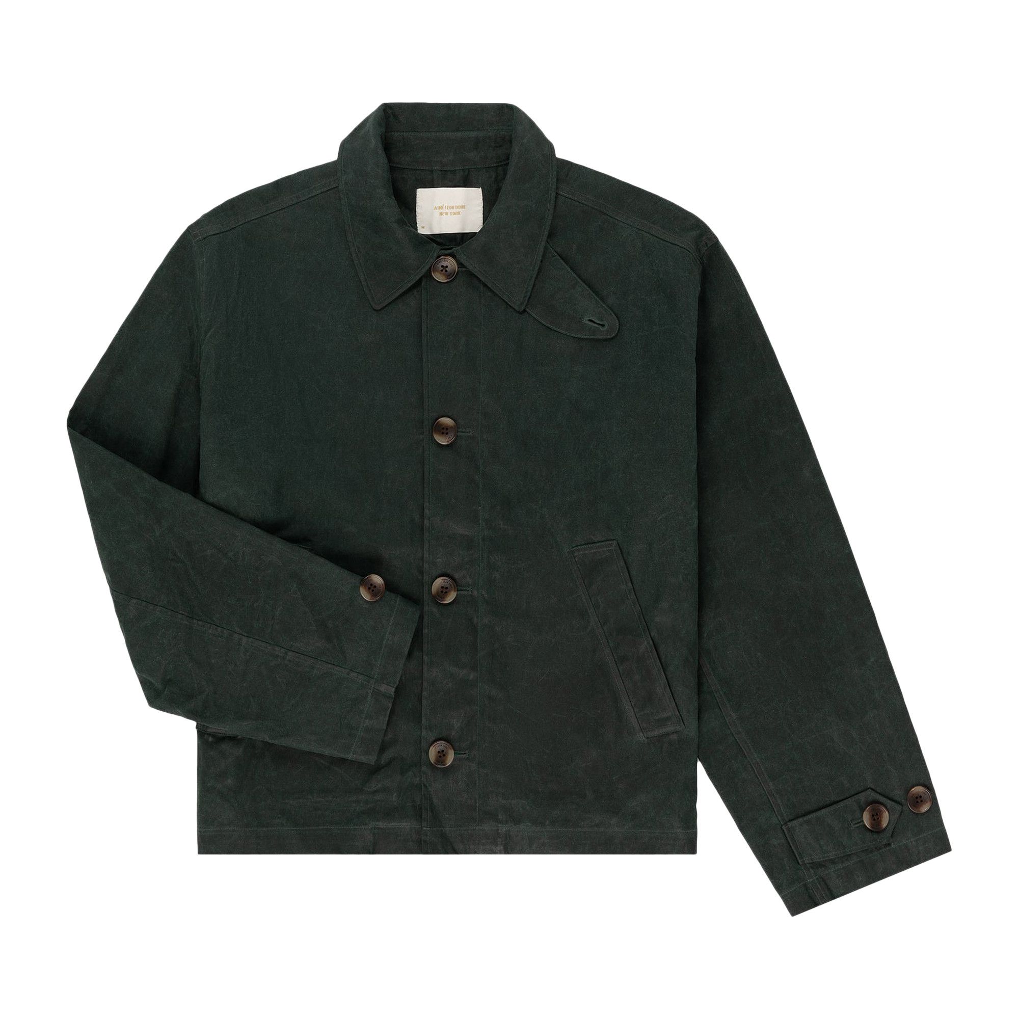 Buy Aimé Leon Dore Waxed Cropped Topcoat 'Pine Grove