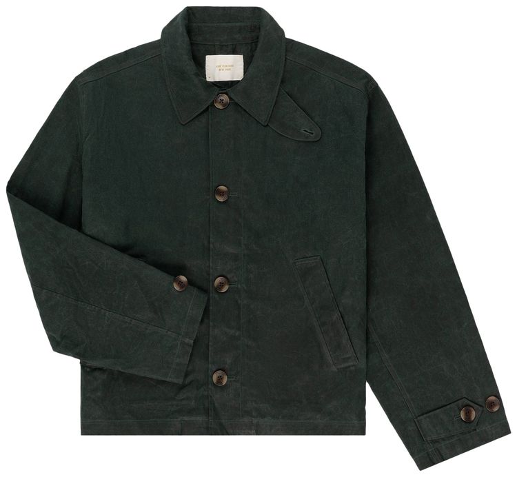 Aime Leon Dore Waxed Cropped Topcoat Pine Grove