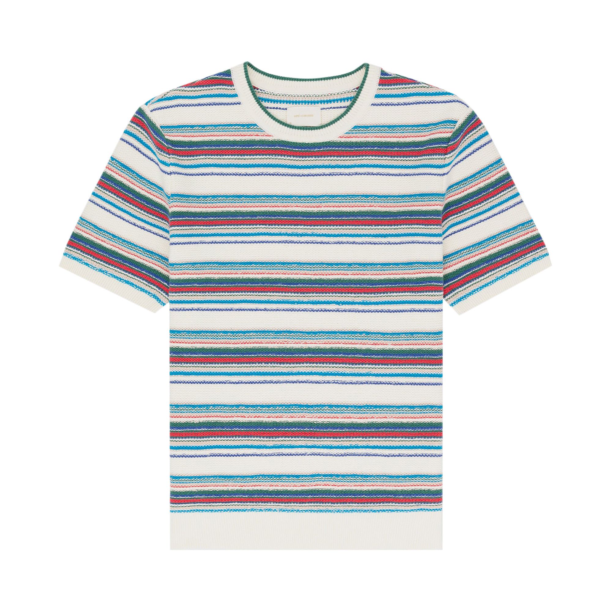 Buy Aimé Leon Dore Jacquard Striped Sweater Tee 'Multicolor