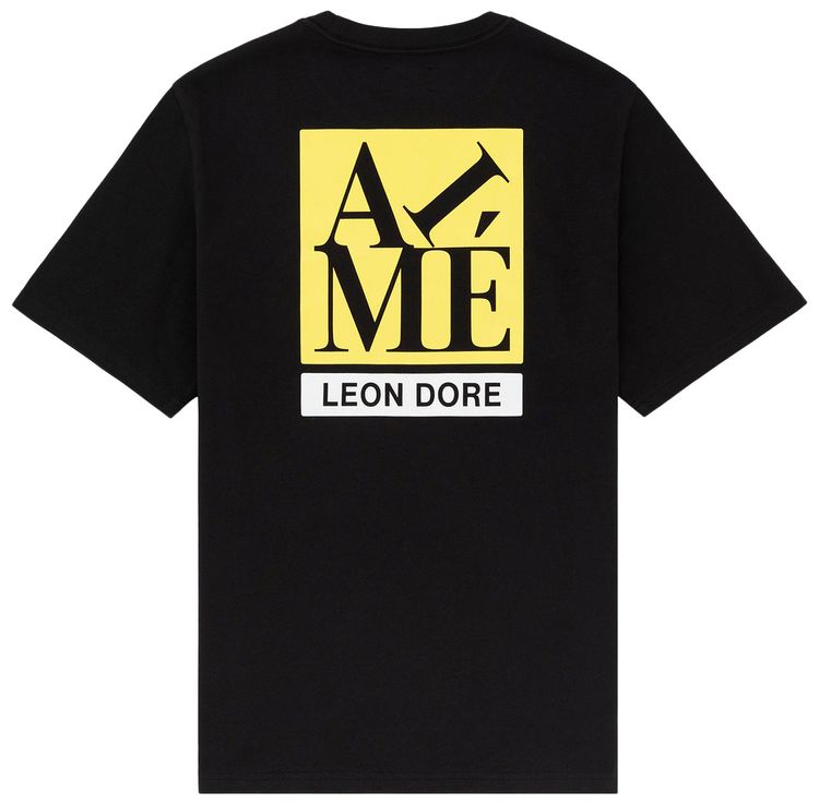 Aime Leon Dore Block Logo Tee Jet Black