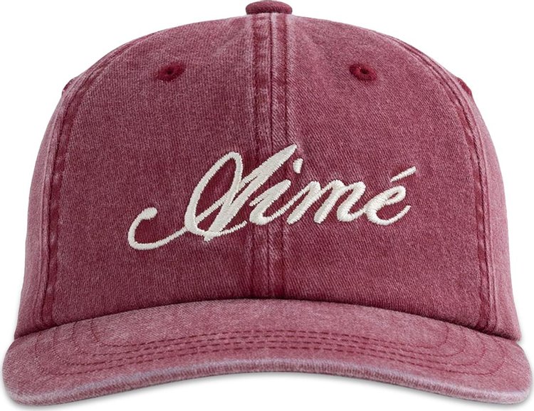 Aime Leon Dore Washed Aime Logo Hat Merlot