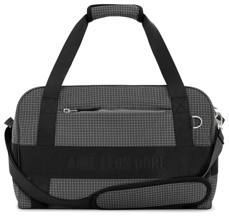 Aime Leon Dore Ripstop Nylon Duffle Bag Jet Black