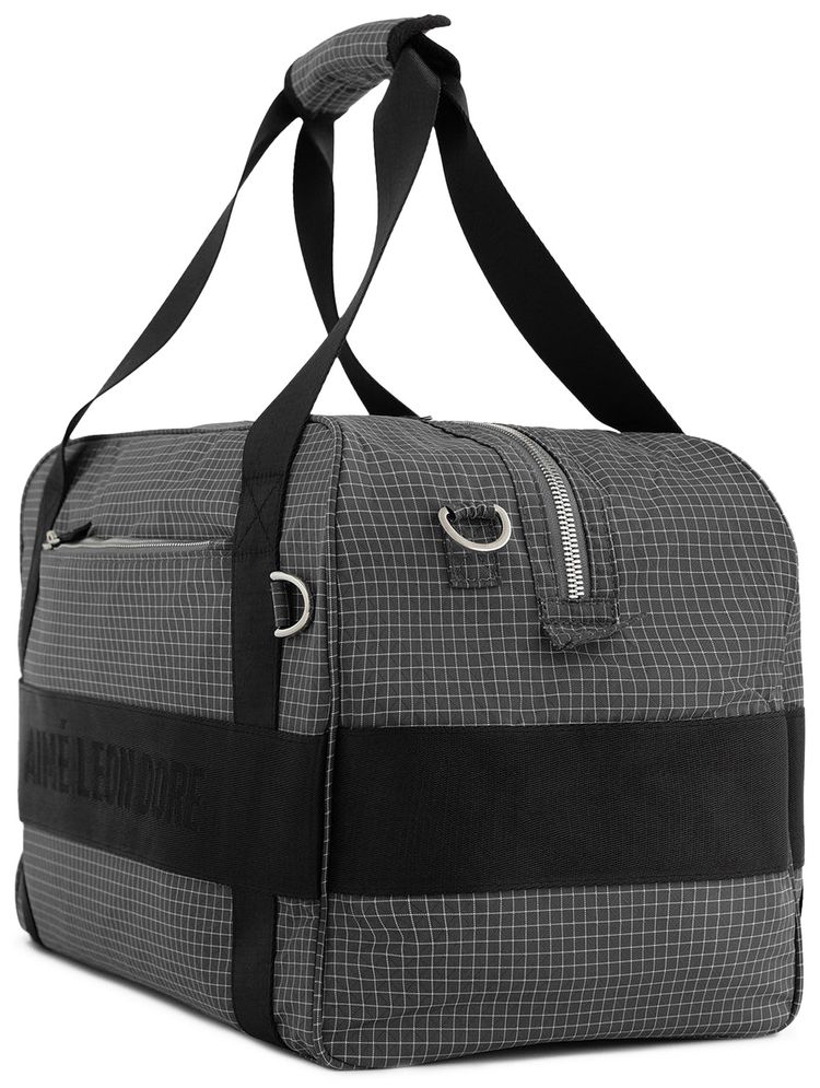 Aime Leon Dore Ripstop Nylon Duffle Bag Jet Black