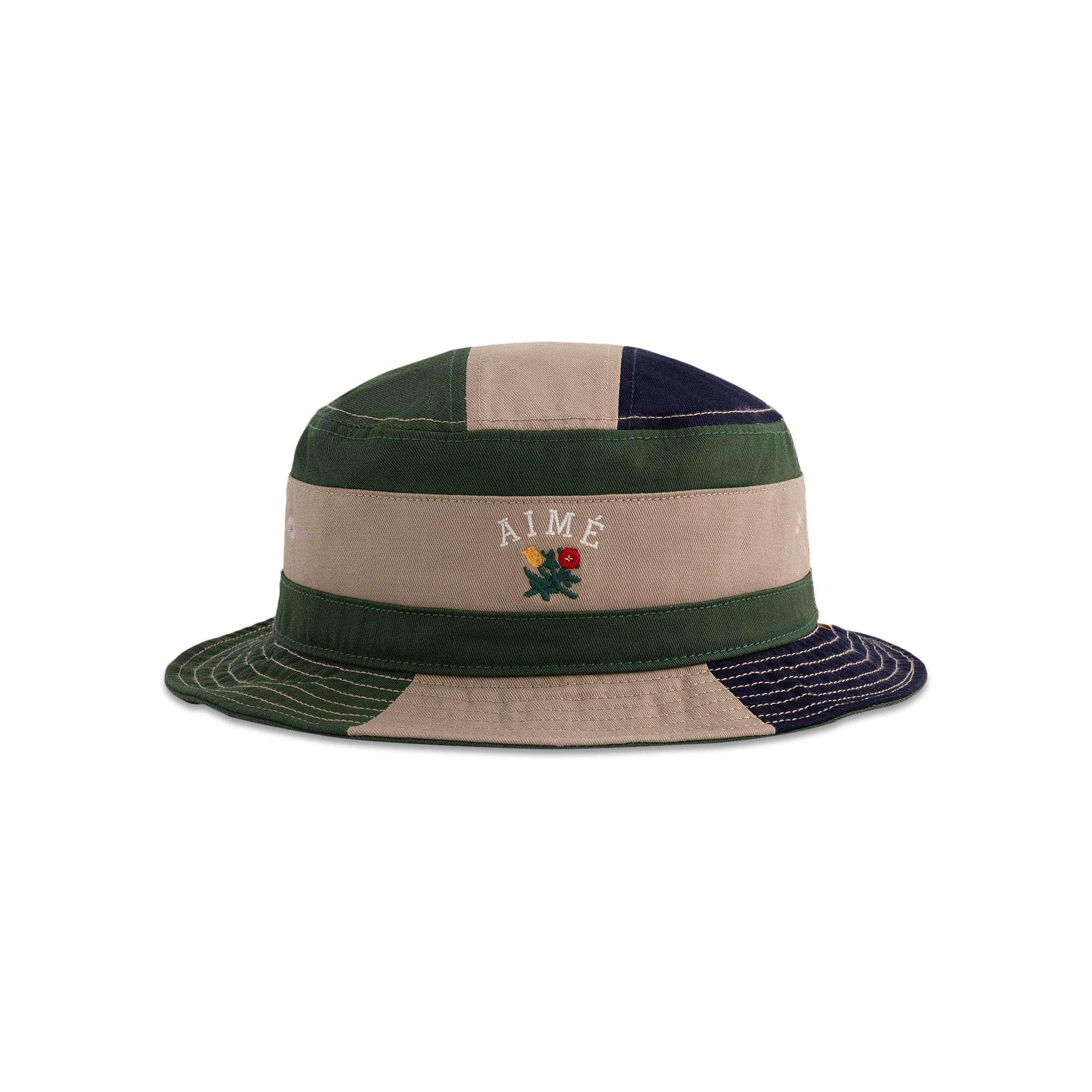 Buy Aimé Leon Dore Colorblock Crest Bucket Hat 'Twill