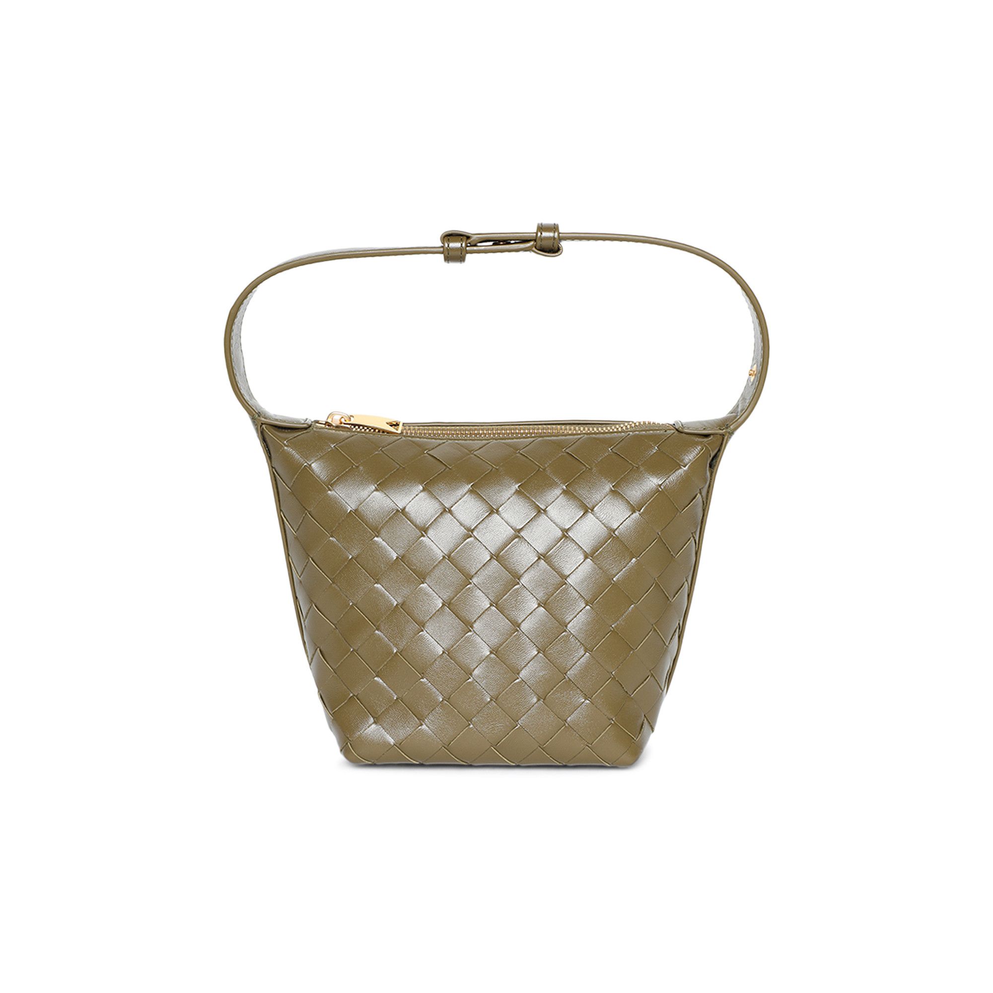 Buy Bottega Veneta Candy Wallace Handbag 'Mud/Gold' - 776781