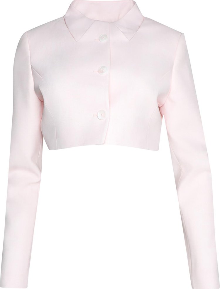 Coperni Trompe LOeil Tailored Jacket WhitePink