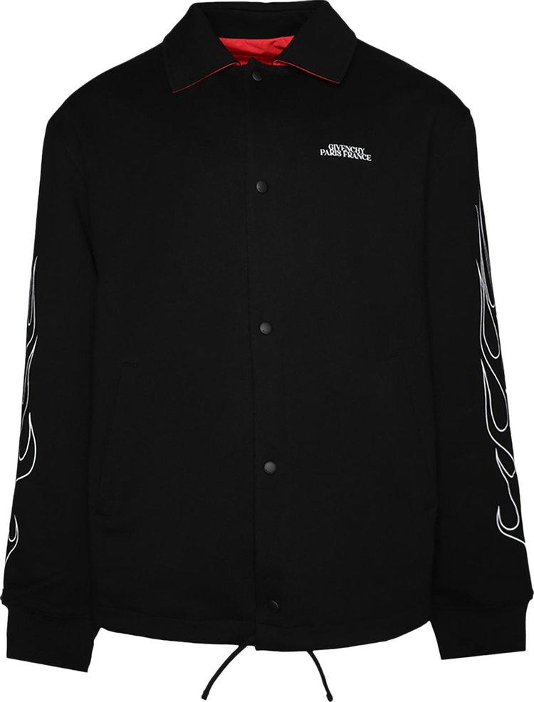 Givenchy Reversible Coach Jacket BlackRed