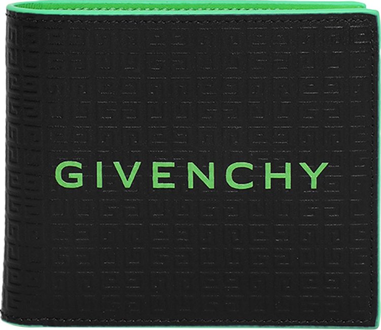 Givenchy Logo Bifold Wallet 'Black/Green'