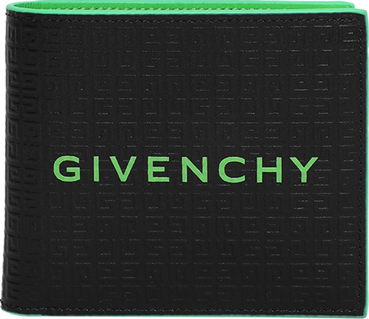 Givenchy Logo Bifold Wallet BlackGreen