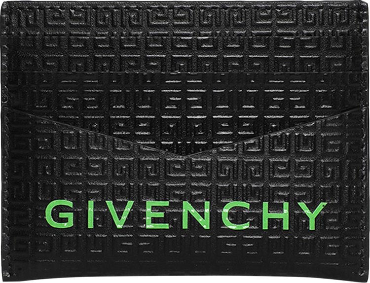 Givenchy Logo Card Holder 'Black/Green'