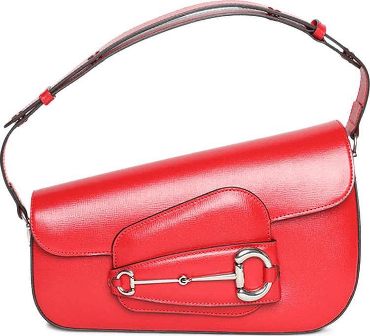 Gucci Horsebit 1955 Shoulder Bag Beret Red