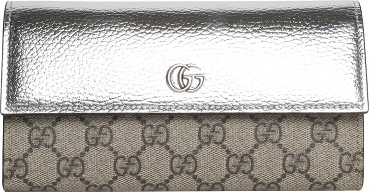 Gucci GG Marmont Chain Wallet 'Tan'
