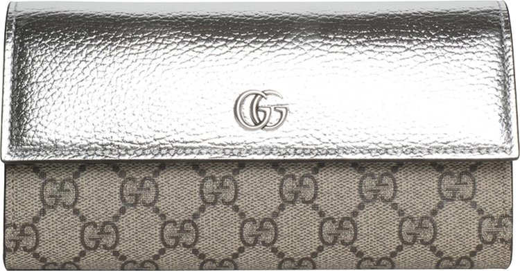 Gucci GG Marmont Chain Wallet Tan