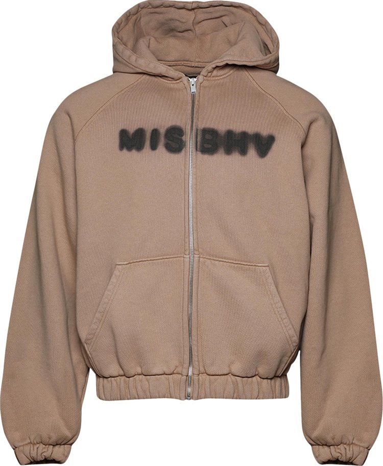 MISBHV Community Zipped Hoodie Vintage Brown