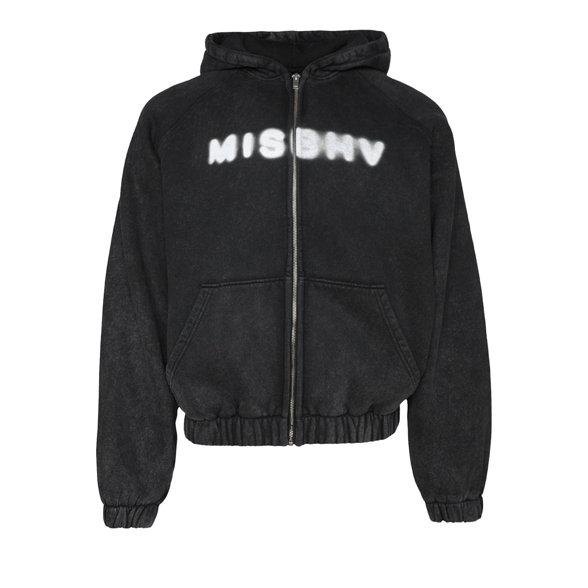 【おすすめ人気!】 MISBHV ブラック Community ジップフーディ Buy MISBHV Community Zipped Hoodie 'Vintage Black' - 240M222