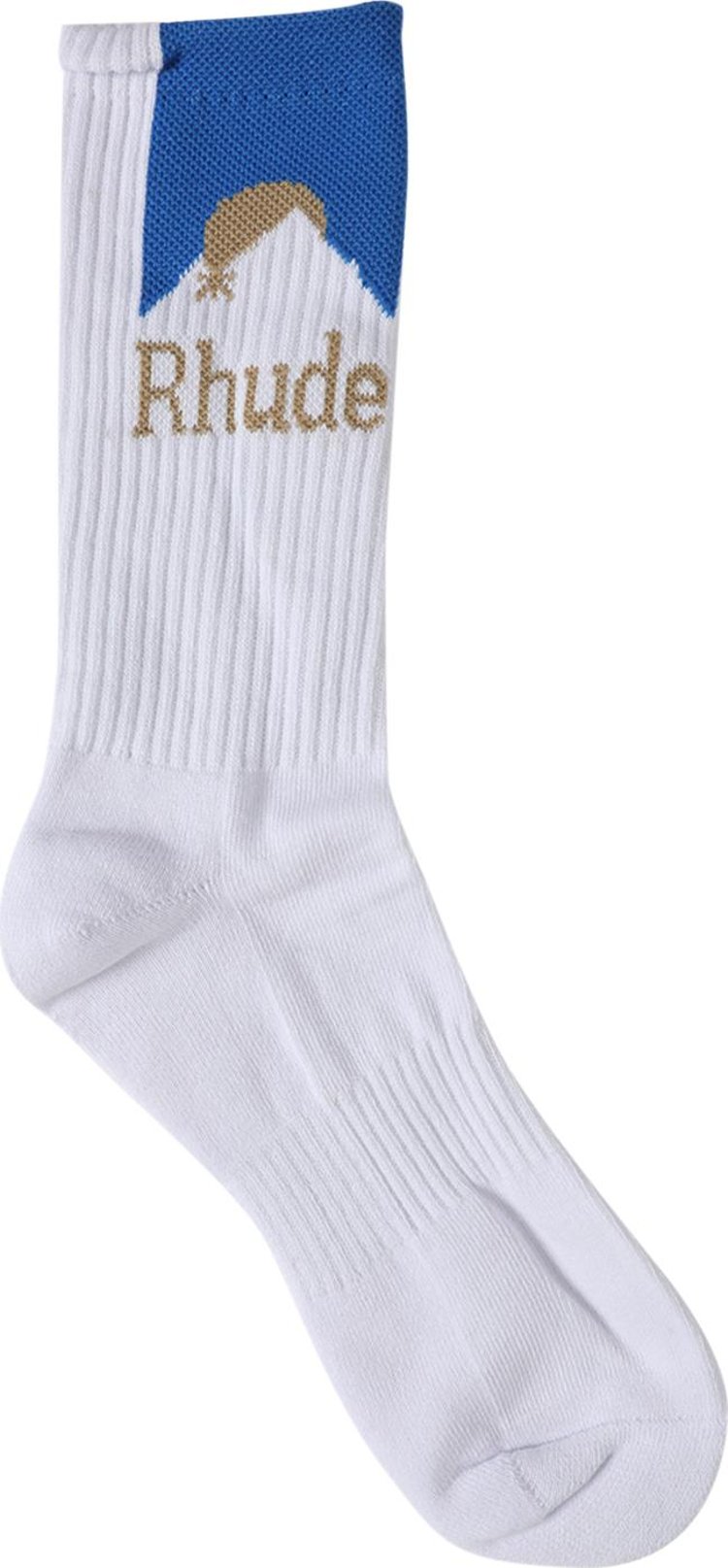 Rhude Moonlight Sock 'White/Blue/Yellow'