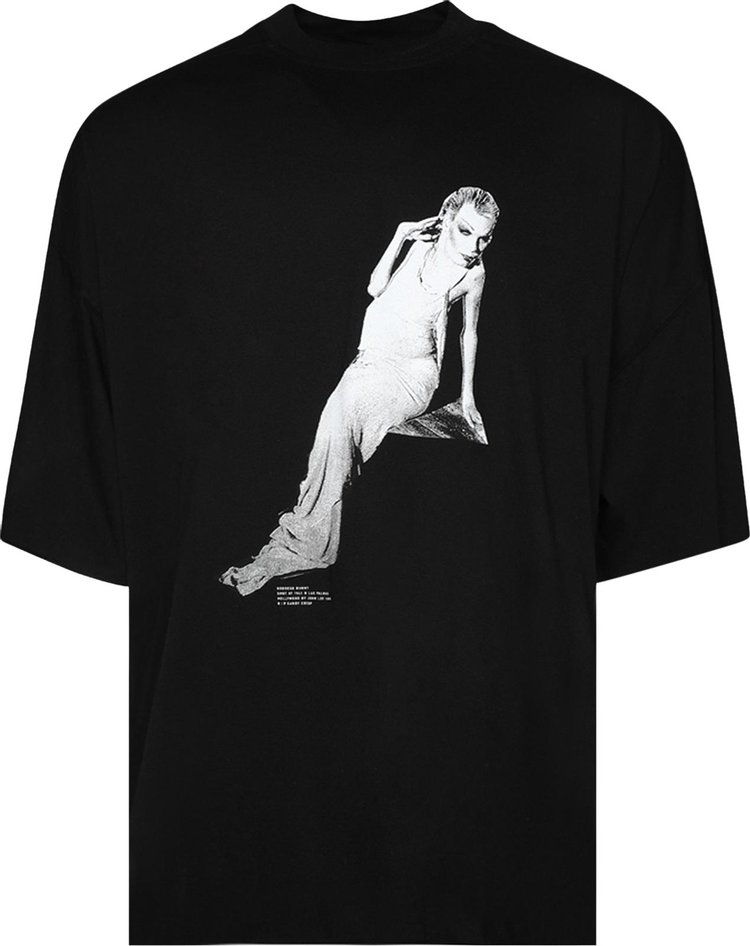 Rick Owens DRKSHDW Tommy T-Shirt 'Black/Pearl'
